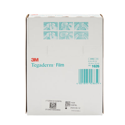 3M™ Tegaderm Transparent Film Dressing, 4 x 4-3/4 Inch, 1 Box of 50 () - Img 5