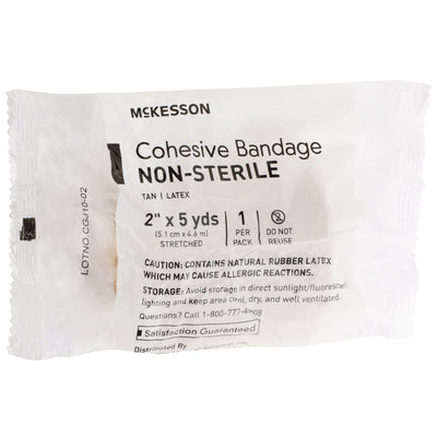 McKesson Self-adherent Closure Cohesive Bandage, 2 Inch x 5 Yard, 1 Pack