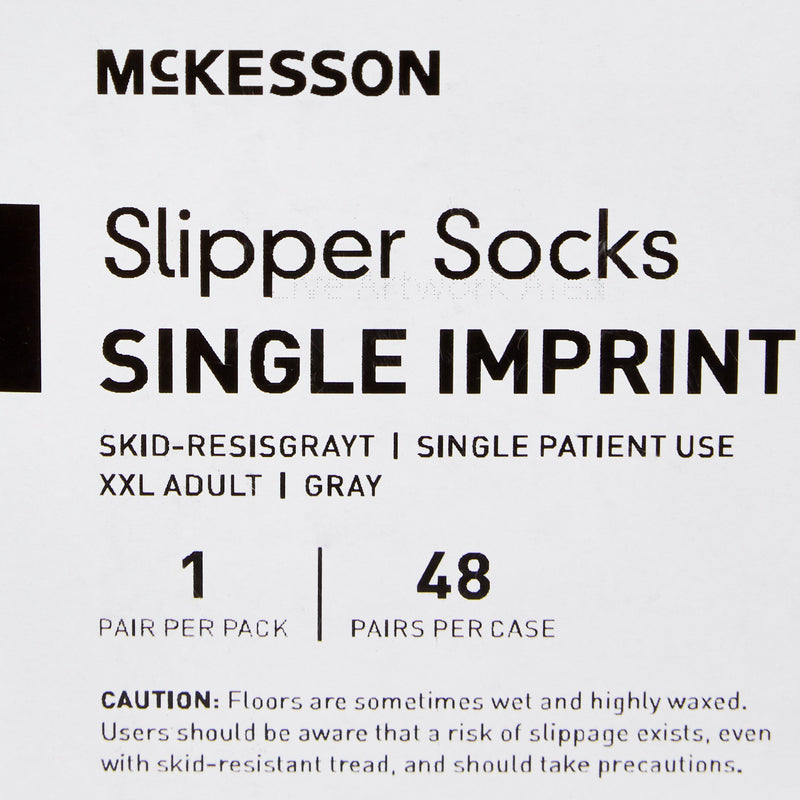 McKesson Slipper Socks, 2X-Large, 1 Case of 48 (Slippers and Slipper Socks) - Img 5