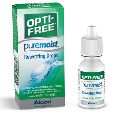 Opti-Free® Puremoist® Citrate Buffer / Sodium Chloride Rewetting Drops, 1 Each (Over the Counter) - Img 1
