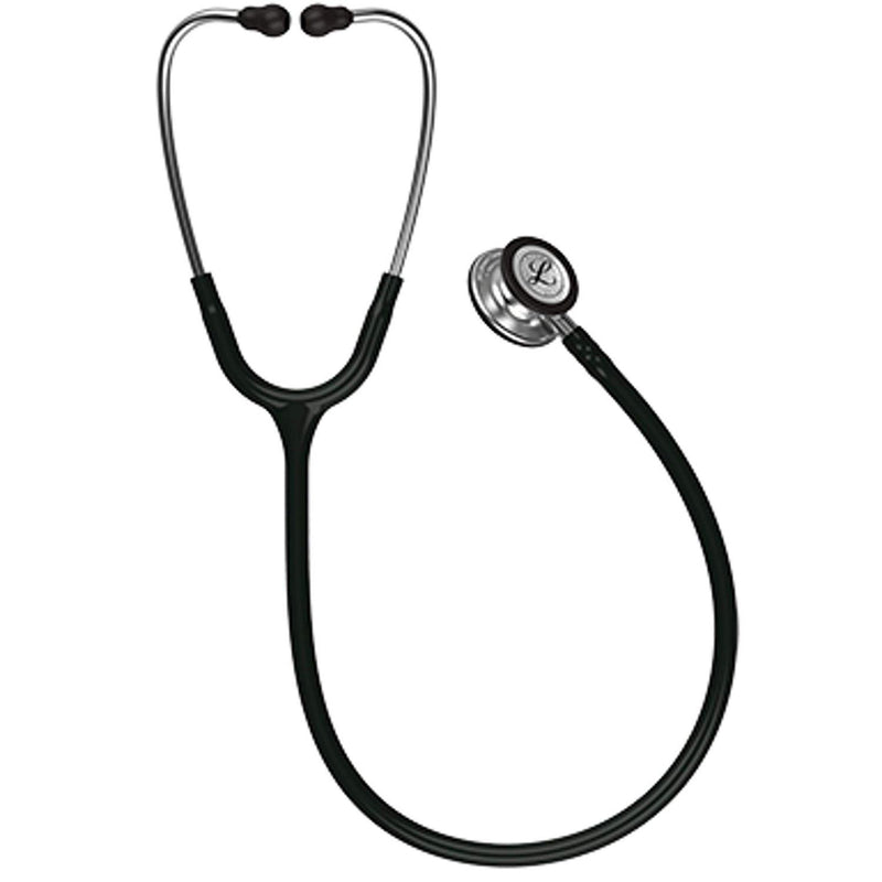 3M Littmann Classic III Monitoring Stethoscope, Black, 27 Inch, Single LumenTube, 1 Each (Stethoscopes) - Img 1