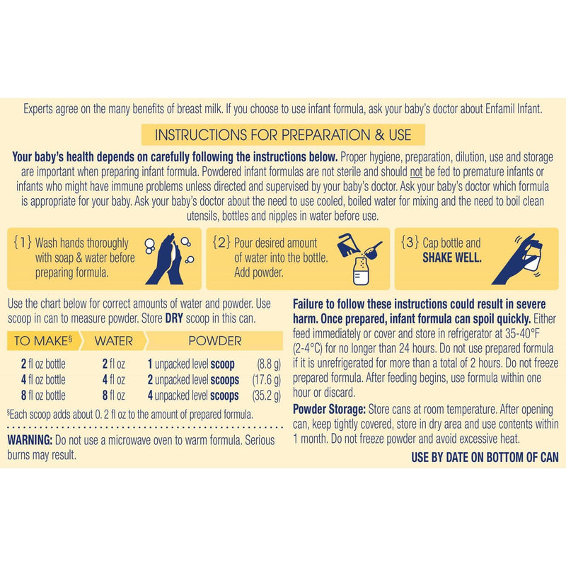 Enfamil® Premium® Powder Infant Formula, 12.5-ounce Can, 1 Each () - Img 4