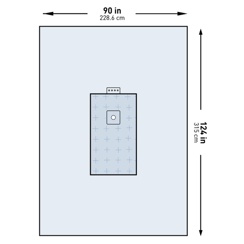 McKesson Sterile Universal Extremity Orthopedic Drape, 90 W x 124 L Inch, 1 Case of 10 (Procedure Drapes and Sheets) - Img 1