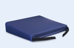 NYOrtho Seat Cushion, 20 in. W x 16 in. D x 2 in. H, Gel / Foam, Blue, Non-inflatable, 1 Each (Chair Pads) - Img 1