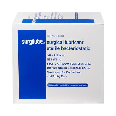 Surgilube® Lubricating Jelly, 3-gram Packet, 1 Box of 144 (Over the Counter) - Img 3