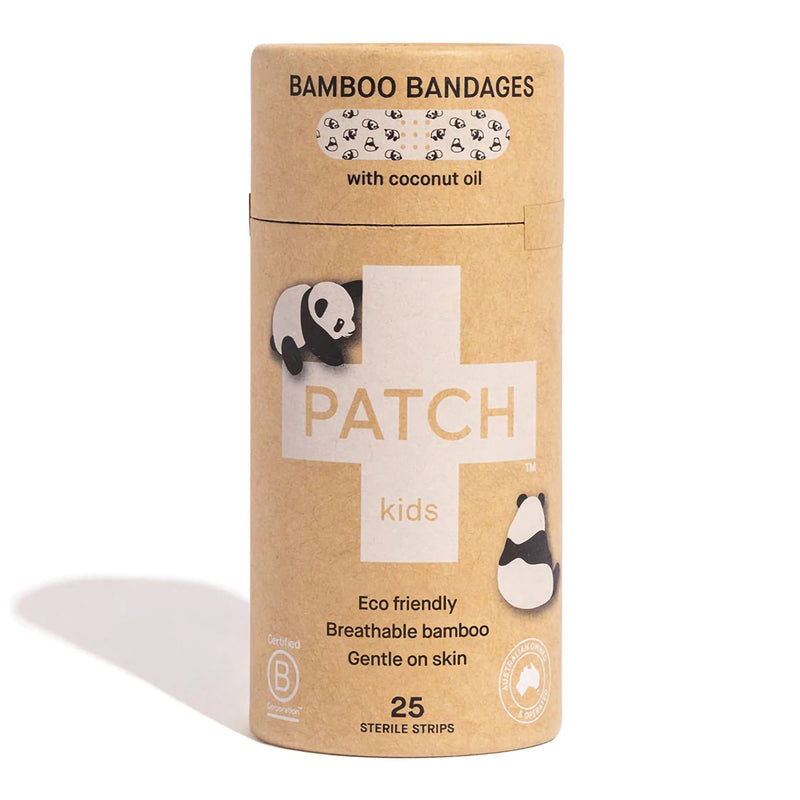 Patch™ Kids (Panda Design) Adhesive Strip with Coconut Oil, 3/4 x 3 Inch, 1 Case of 24 (General Wound Care) - Img 1