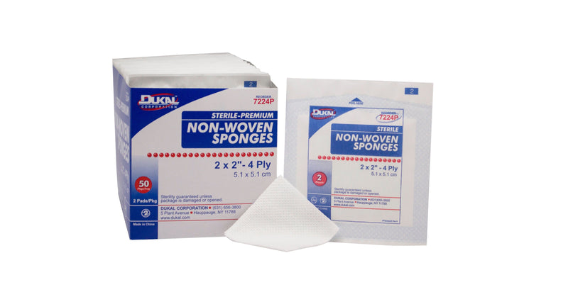 Clinisorb Sterile Nonwoven Sponge, 2 x 2 Inch, 1 Each (General Wound Care) - Img 2