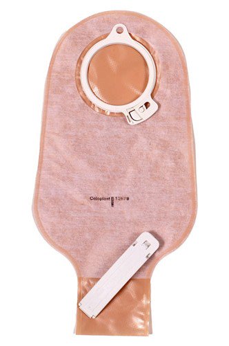 Assura® One-Piece Drainable Opaque Colostomy Pouch, 9¾ Inch Length,, 1 Box of 10 (Ostomy Pouches) - Img 1