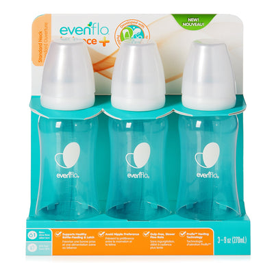Evenflo® Feeding Balance + Standard Neck Baby Bottle, 9 oz., 1 Pack (Feeding Supplies) - Img 1
