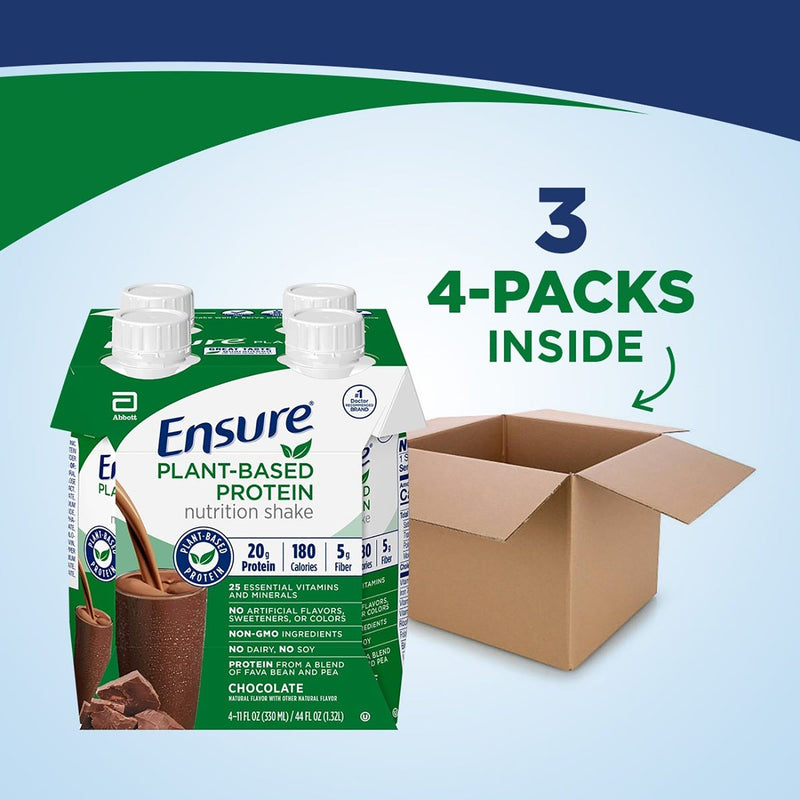 Ensure® Plant Based Protein Chocolate Oral Supplement, 11 oz. Carton, 1 Pack (Nutritionals) - Img 7