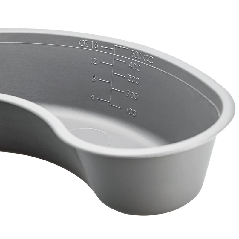 Emesis Basin, 500 cc, Gray, 1 Case of 250 (Basins) - Img 1