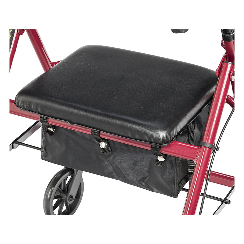 drive™ 4 Wheel Rollator, Red, 1 Each (Mobility) - Img 5