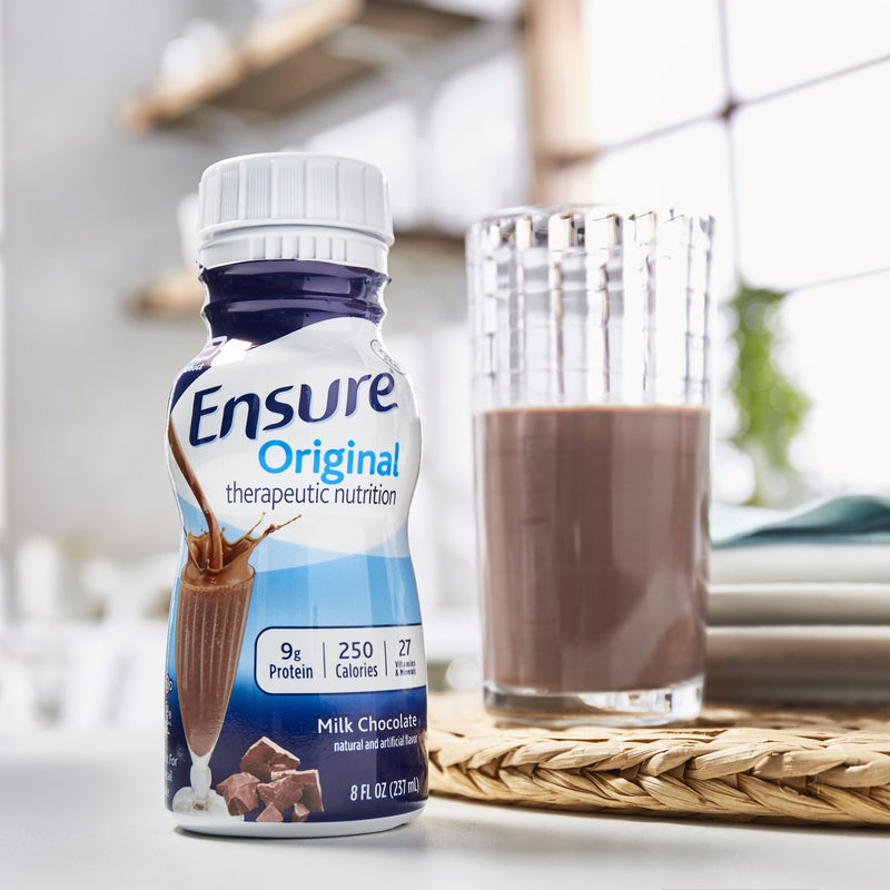 Ensure® Original Chocolate Oral Supplement, 8 oz. Bottle, 1 Case of 24 (Nutritionals) - Img 4