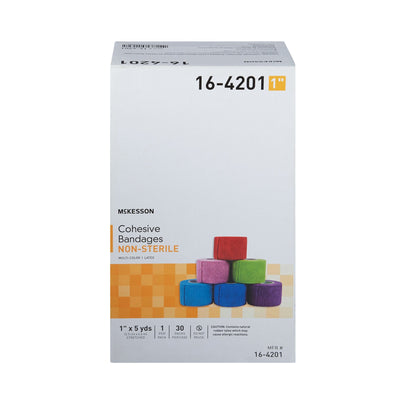 McKesson Self-adherent Closure Cohesive Bandage, 1 Inch x 5 Yard, 1 Case of 30 (General Wound Care) - Img 8