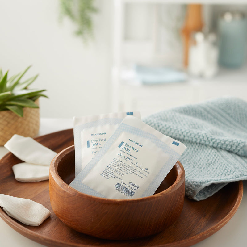 McKesson Eye Pad, 1-5/8 x 2-5/8 Inch, 1 Box of 50 (General Wound Care) - Img 6