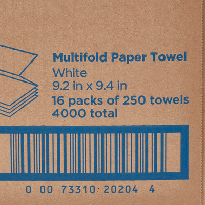 Pacific Blue Basic™ Multi-Fold Paper Towel, 250 per Pack, 1 Case of 16 (Paper Towels) - Img 10