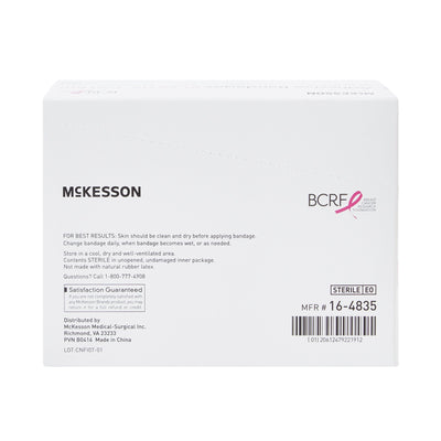 McKesson Pink Adhesive Strip, 3/4 x 3 Inch, 1 Box of 100 (General Wound Care) - Img 3