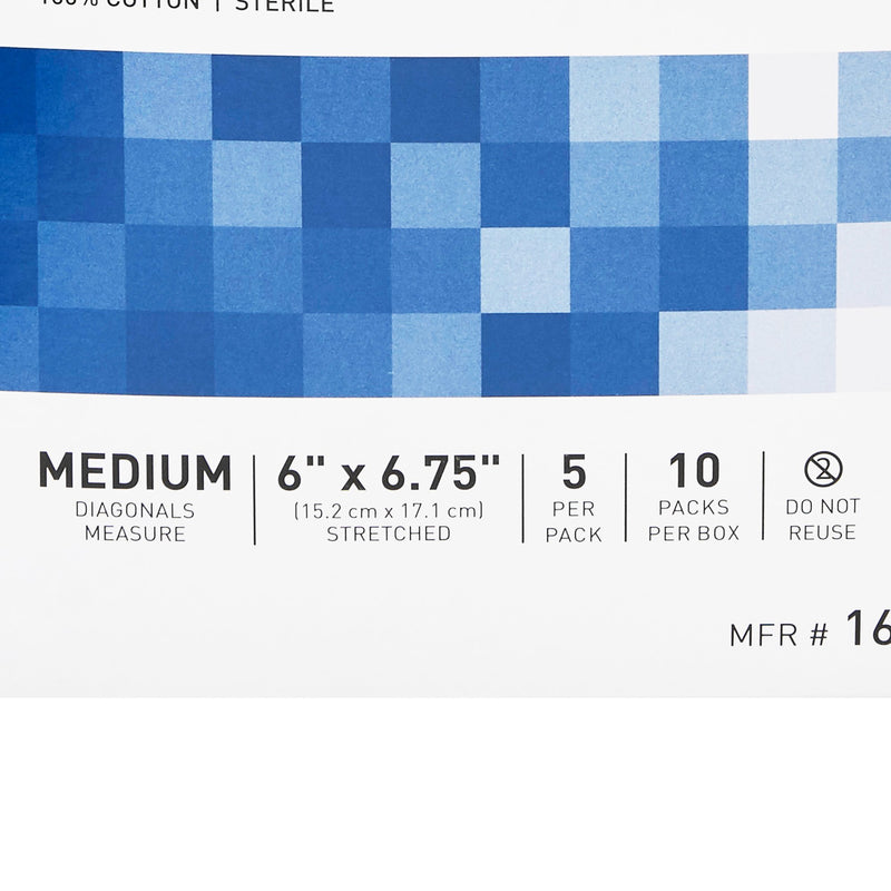 McKesson Sterile Fluff Dressing, 6 x 6-3/4 Inch, 1 Box of 10 (General Wound Care) - Img 3