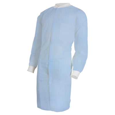 McKesson Lab Coat, Large / X-Large, Blue, 1 Case of 30 (Coats and Jackets) - Img 2