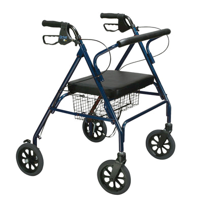 drive™ Go-Lite Bariatric Four-Wheel Rollator, Blue, 1 Each (Mobility) - Img 1