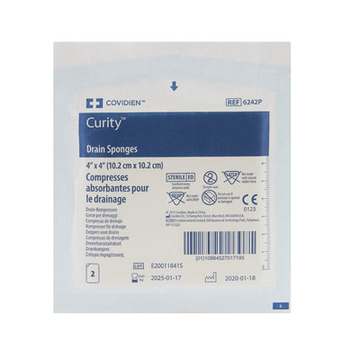 Curity™ Drain Sponge, 4 x 4 Inch, 1 Case of 300 (General Wound Care) - Img 3