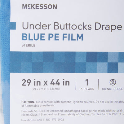 McKesson Sterile Under Buttocks Obstetrics / Gynecology Drape, 29 x 44 Inch, 1 Case of 25 (Procedure Drapes and Sheets) - Img 4