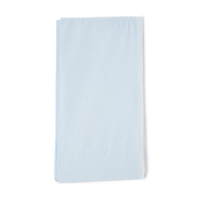 Graham Medical Blue / White Flat Stretcher Sheet, 40 x 90 Inch, 1 Case of 50 (Sheets) - Img 1