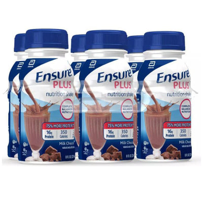 Ensure® Plus Chocolate Oral Supplement, 8 oz. Bottle, 1 Pack of 6 (Nutritionals) - Img 2