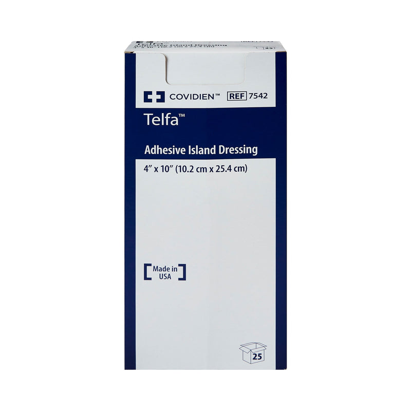 Telfa™ Adhesive Dressing, 4 x 10 Inch, 1 Case of 100 (General Wound Care) - Img 2