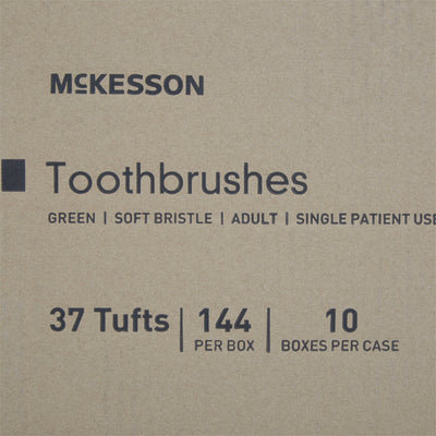 McKesson Soft Bristle Straight Toothbrush, 1 Box of 144 (Mouth Care) - Img 7