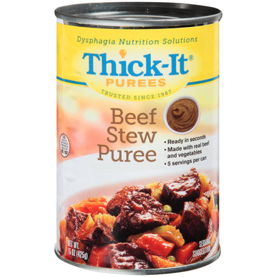 Thick-It® Purée Beef Stew Thickened Food, 15-ounce Can, 1 Case of 12 (Nutritionals) - Img 1