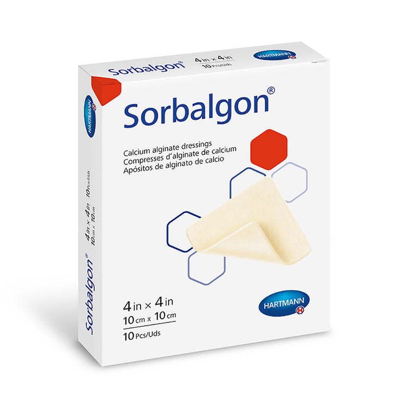 Sorbalgon® Calcium Alginate Dressing, 2 x 2 Inch, 1 Box of 10 (Advanced Wound Care) - Img 1