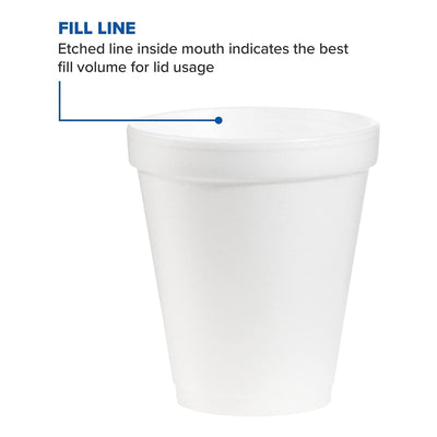 WinCup® Styrofoam Drinking Cup, 12 oz., 1 Case of 1000 (Drinking Utensils) - Img 5