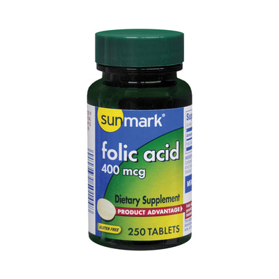 sunmark® Folic Acid Vitamin Supplement, 1 Bottle (Over the Counter) - Img 8