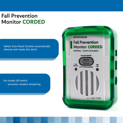 McKesson Fall Prevention Monitor, For Use With Corded Weight-Sensing Bed, Chair Pads, Floor Mats and Seatbelts, 1 Case of 72 (Ambulatory Accessories) - Img 2