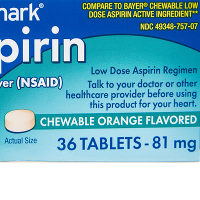 sunmark® Low Dose Aspirin Pain Relief, 1 Box of 36 (Over the Counter) - Img 6