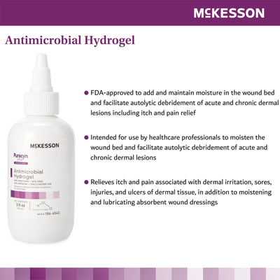 McKesson Puracyn® Plus Professional Antimicrobial Hydrogel, 3 oz., 1 Case of 6 (Advanced Wound Care) - Img 5