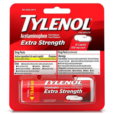 Tylenol® Extra Strength Acetaminophen Pain Relief, 1 Case of 144 (Over the Counter) - Img 1