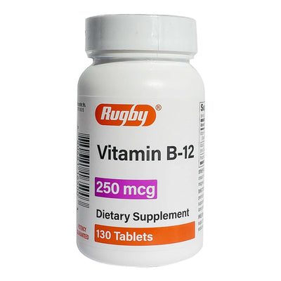Rugby® Vitamin B-12, 1 Bottle (Over the Counter) - Img 1