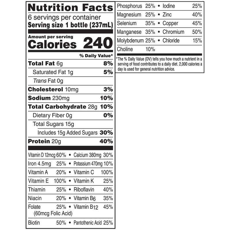 Boost® High Protein Chocolate Oral Supplement, 8 oz. Bottle, 1 Case of 24 (Nutritionals) - Img 4