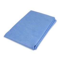 Dynarex Blue Flat Burn Sheet, 60 x 90 Inch, 1 Case of 12 (Sheets) - Img 1