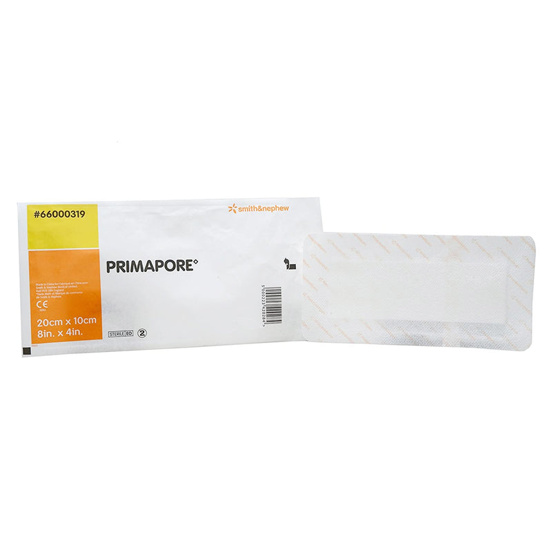 Primapore Adhesive Dressing, 10 x 20 Centimeter, 1 Each () - Img 1