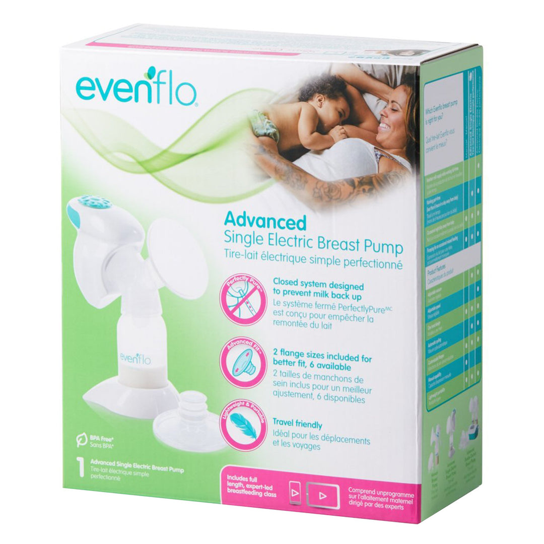 evenflo advanced fit flange system Evenflo® Advanced Single Electric Breast Pump – Medical Supply HQ