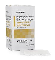 McKesson NonSterile USP Type VII Gauze Sponge, 4 x 4 Inch, 1 Case of 4000 (General Wound Care) - Img 6