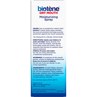 Biotène® Mouth Moisturizer, 1.5 oz. Spray, 1 Each (Mouth Care) - Img 4