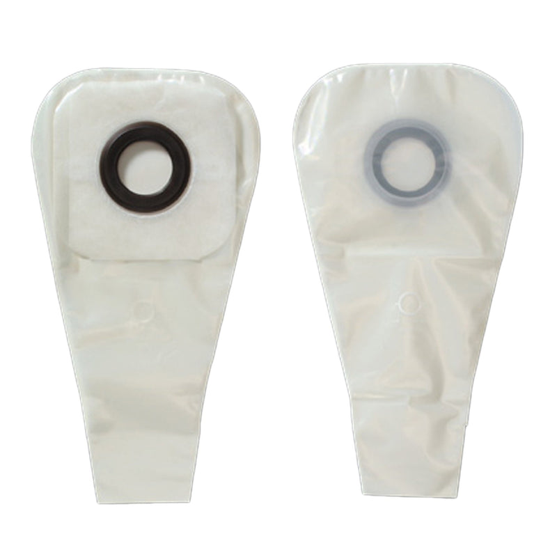 Karaya 5 One-Piece Drainable Transparent Ostomy Pouch, 16 Inch Length, 22 mm Stoma, 1 Box of 30 (Ostomy Pouches) - Img 1