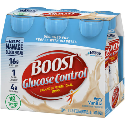 Boost® Glucose Control Vanilla Oral Supplement, 8-ounce Bottle, 1 Pack of 6 (Nutritionals) - Img 6