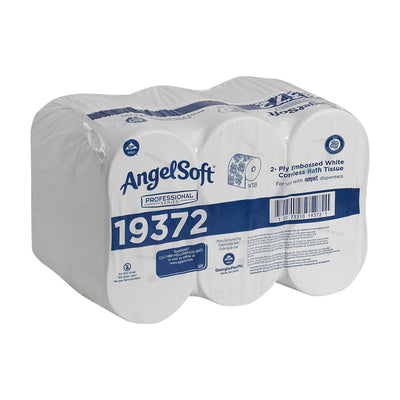 TISSUE, TOILET COMPACT CORELESS ANGEL SOFT PROF 2PLY (18/CS) (Toilet Tissues) - Img 3