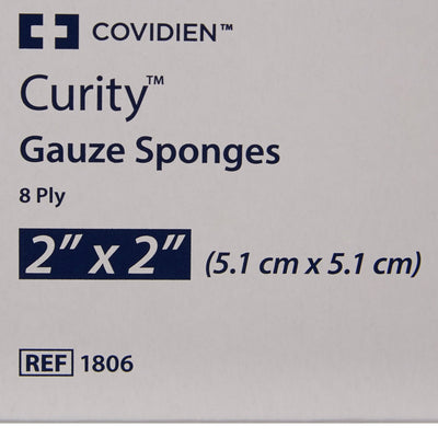 Curity™ Sterile USP Type VII Gauze Sponge, 2 x 2 Inch, 1 Tray of 50 (General Wound Care) - Img 4