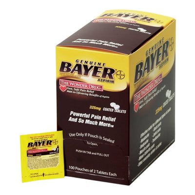 Bayer® Aspirin Pain Relief, 1 Box of 200 (Over the Counter) - Img 1